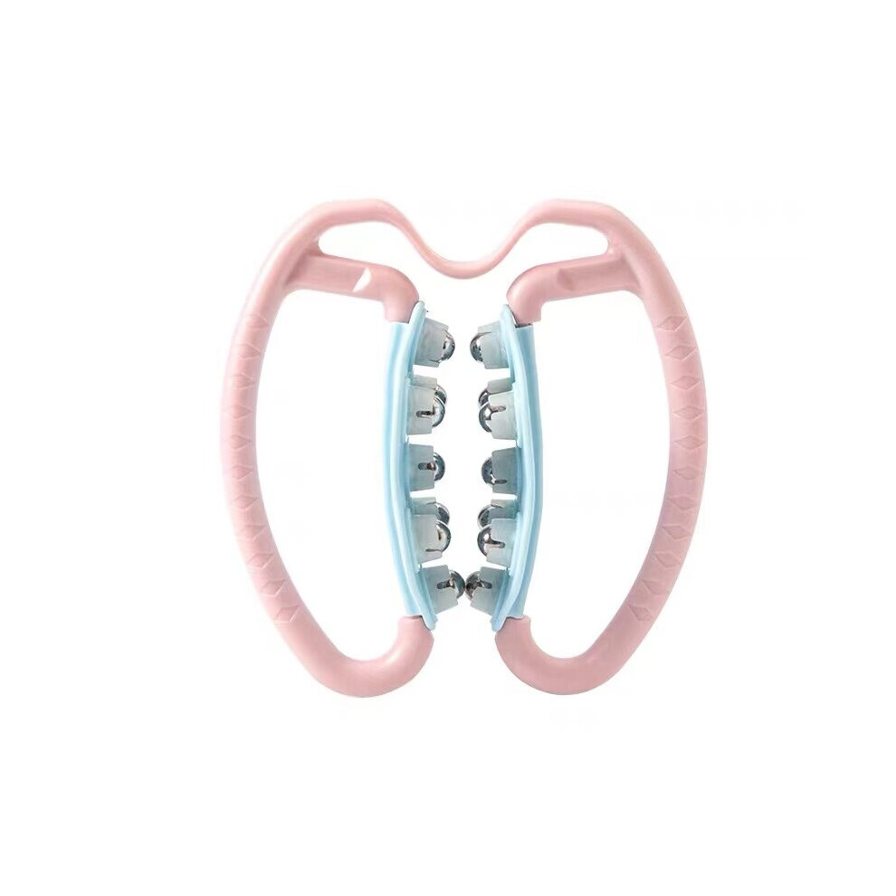 Dechoicelife Pink (A-) U Shape Yoga Massage Removable For Back Leg Foot Muscle Relax Muscles Home Fitness Yoga Pilates Sports Gym Equipment