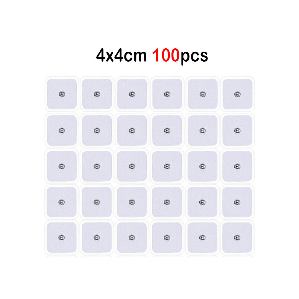 (a-4x4cm 100pcs) 50Pcs EMS Self Adhesive Pulse Gel Electrode Pads Patch For Tens Acupuncture Therapy Body Massager Electrical Muscle Stimulator-image-OPC-PC9PWGX-NEW
