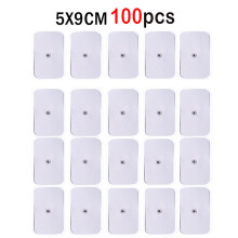 (a-5x9cm 100pcs) 50Pcs EMS Self Adhesive Pulse Gel Electrode Pads Patch For Tens Acupuncture Therapy Body Massager Electrical Muscle Stimulator