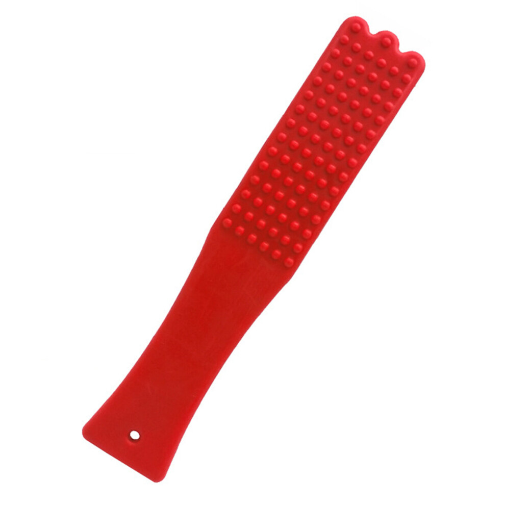 Dechoicelife (A-Red) Tapping Back Silicone Knock Body Hammer Clapper Meridian Shoot Fitness Massage Stick Pat Massager Care Tools