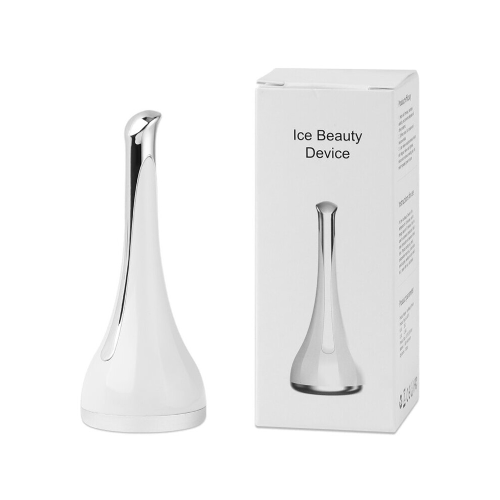 Dechoicelife White (A-) Ice Eye Massager Face Massage Facial Ice Skin Ice Roller Massage Hammer Ice-Cold Compress Pore Contraction Massage Tool Beauty