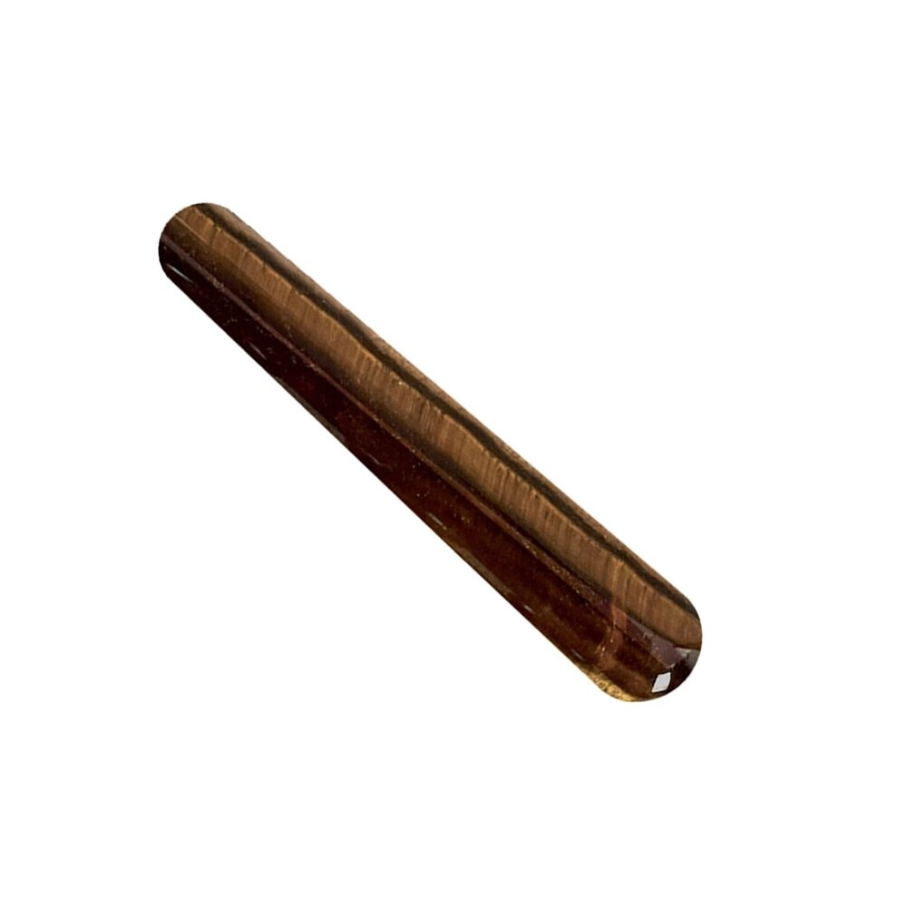 Dechoicelife White (A-Tiger Eye) Rose Quartz Yoni Wand Crystal Massage Wand Obsidian Yoni Stick Natural Stone Kegel Exerciser Body Massage Face Massager