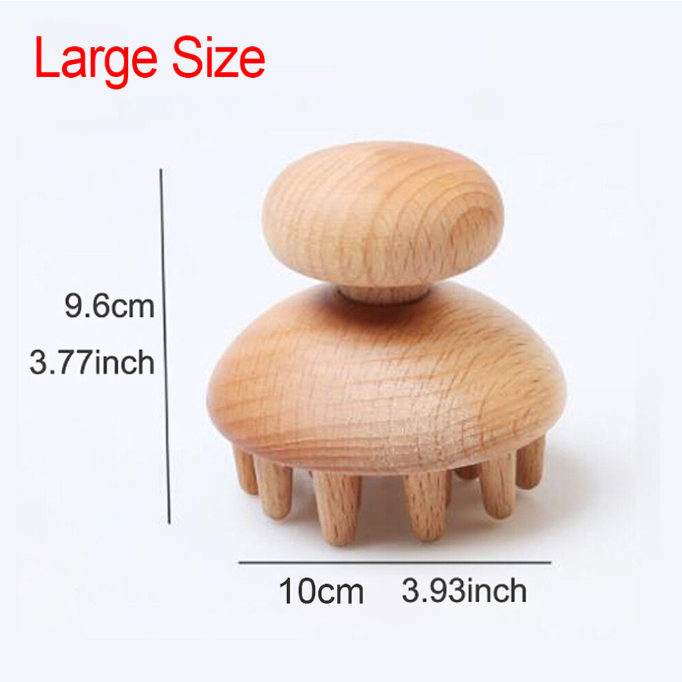 Dechoicelife (A-1Pcs - Type 1) Wooden Massage Tools Anti Cellulite Massager Home Gym Handheld Cellulite Massage Roller Lymphatic Drainage Massage Tools