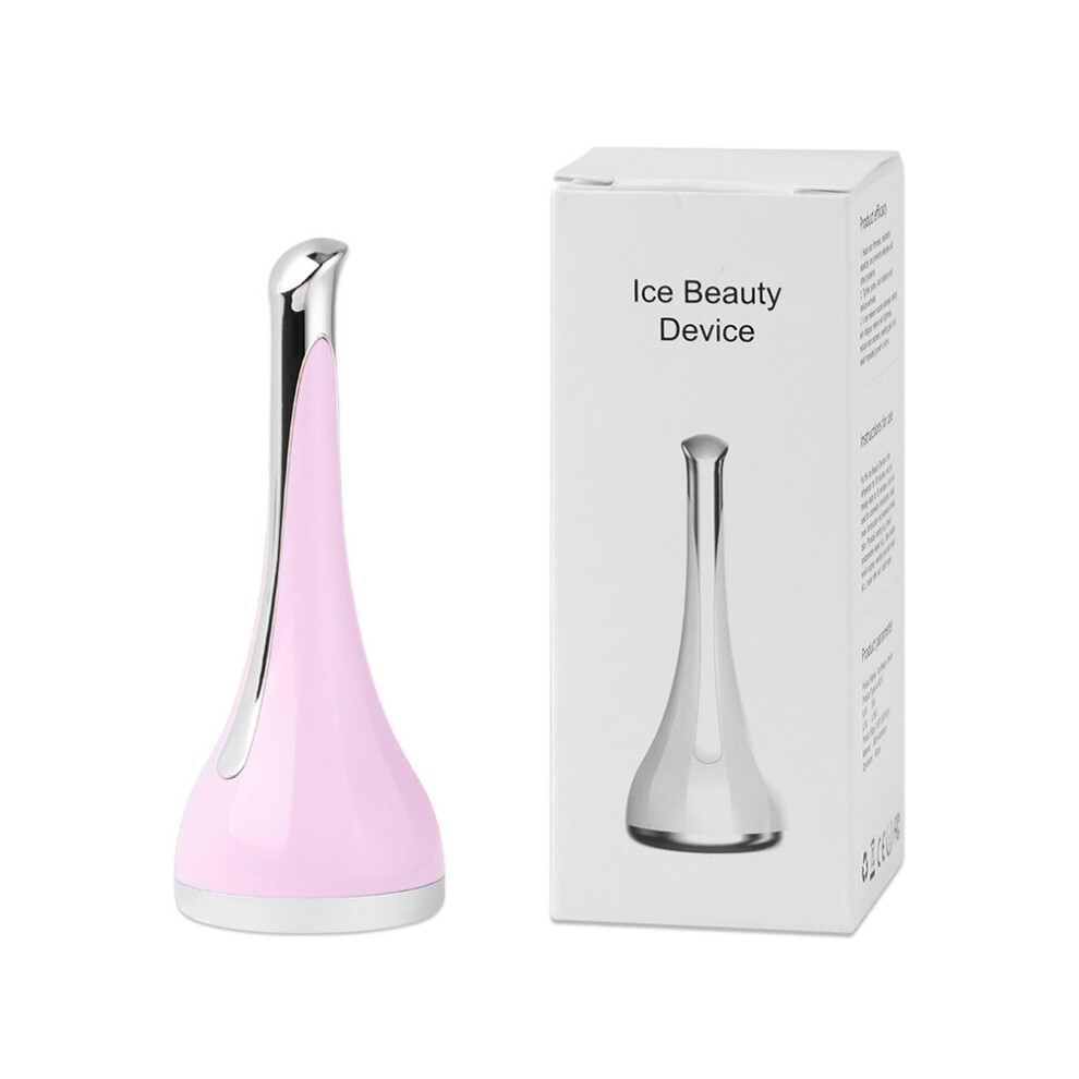 Dechoicelife Pink (A-) Ice Eye Massager Face Massage Facial Ice Skin Ice Roller Massage Hammer Ice-Cold Compress Pore Contraction Massage Tool Beauty