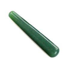 (a-Aventurine) Natural Rose Quartz Yoni Wands Jade Crystal Massage Wand Vaginal Muscles Tightening Massage Stone Guasha Tool Acupoint Massager