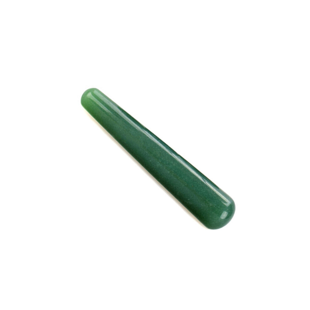 Dechoicelife (A-Aventurine) Natural Rose Quartz Yoni Wands Jade Crystal Massage Wand Vaginal Muscles Tightening Massage Stone Guasha Tool Acupoint Massager