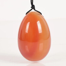 45X30 MM Big Agate Massage Egg Natural Crystal Jade Drill Yoni Ball For Kegel Exercise Tool Vaginal Muscle Massager Health Care