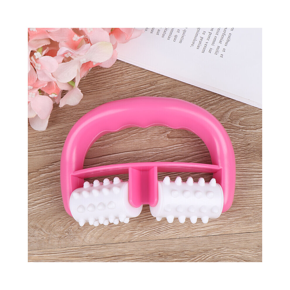 Dechoicelife (A-As Picture) Mini Wheel Ball Slimming Body Leg Foot Hand Neck Fat Cellulite Control Pain Relief Roller Massage Handle Cell Roller Massager