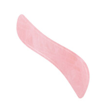 (a-S shape 2) Natural Rose Quartz Yoni Wands Jade Crystal Massage Wand Vaginal Muscles Tightening Massage Stone Guasha Tool Acupoint Massager