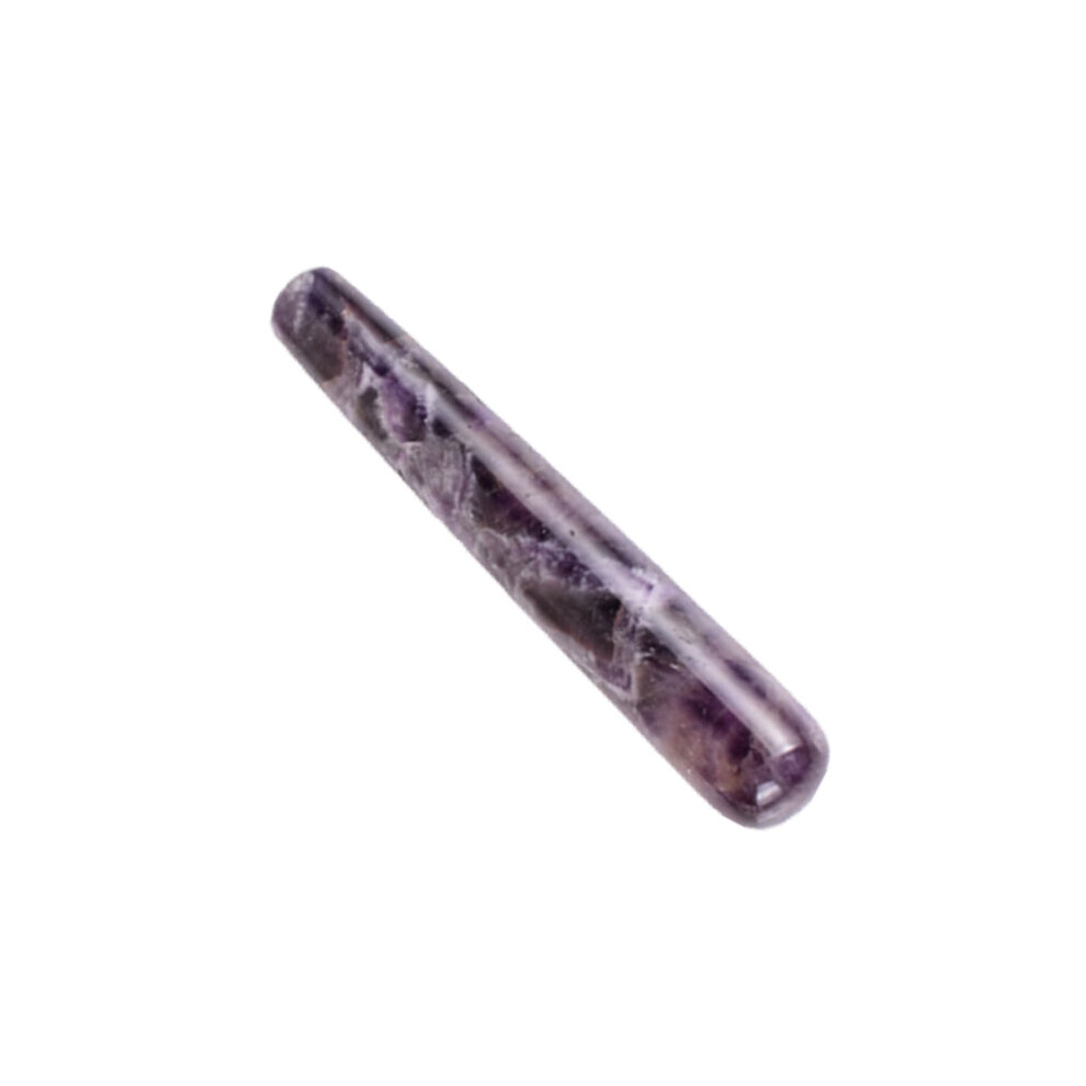 Dechoicelife (A-Amethyst) Natural Rose Quartz Yoni Wands Jade Crystal Massage Wand Vaginal Muscles Tightening Massage Stone Guasha Tool Acupoint Massager