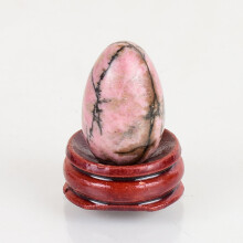 (a-30x20 undrill) Natural Rhodonite Yoni Egg Set Original Stone Quartz Chakra Healing Ball Yoga Kegel Exercise Pelvic Floor Muscle Training Tool
