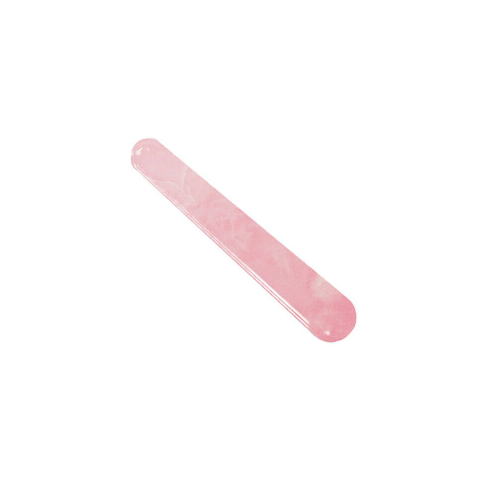 Dechoicelife (A-Rose Quartz) Natural Rose Quartz Yoni Wands Jade Crystal Massage Wand Vaginal Muscles Tightening Massage Stone Guasha Tool Acupoint Massager