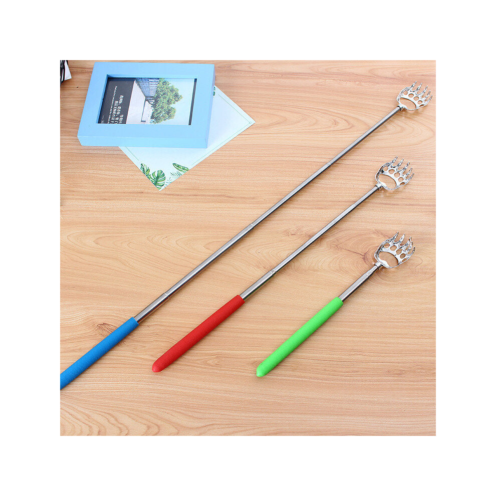 Dechoicelife Green (A-) Back Scratcher Telescopic Scratching Backscratcher Massager Kit Back Scraper Extendable Telescoping Itch Health Products Hackle