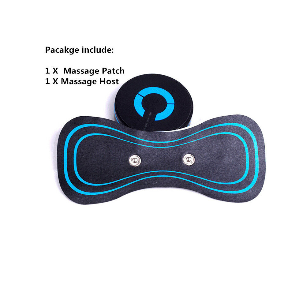 Dechoicelife (A-Host Patch) Wireless Cervical Massage Stimulator Portable Mini Electric Neck Back Massager Muscle Ems 6 Modes Battery Power Relief The Pain