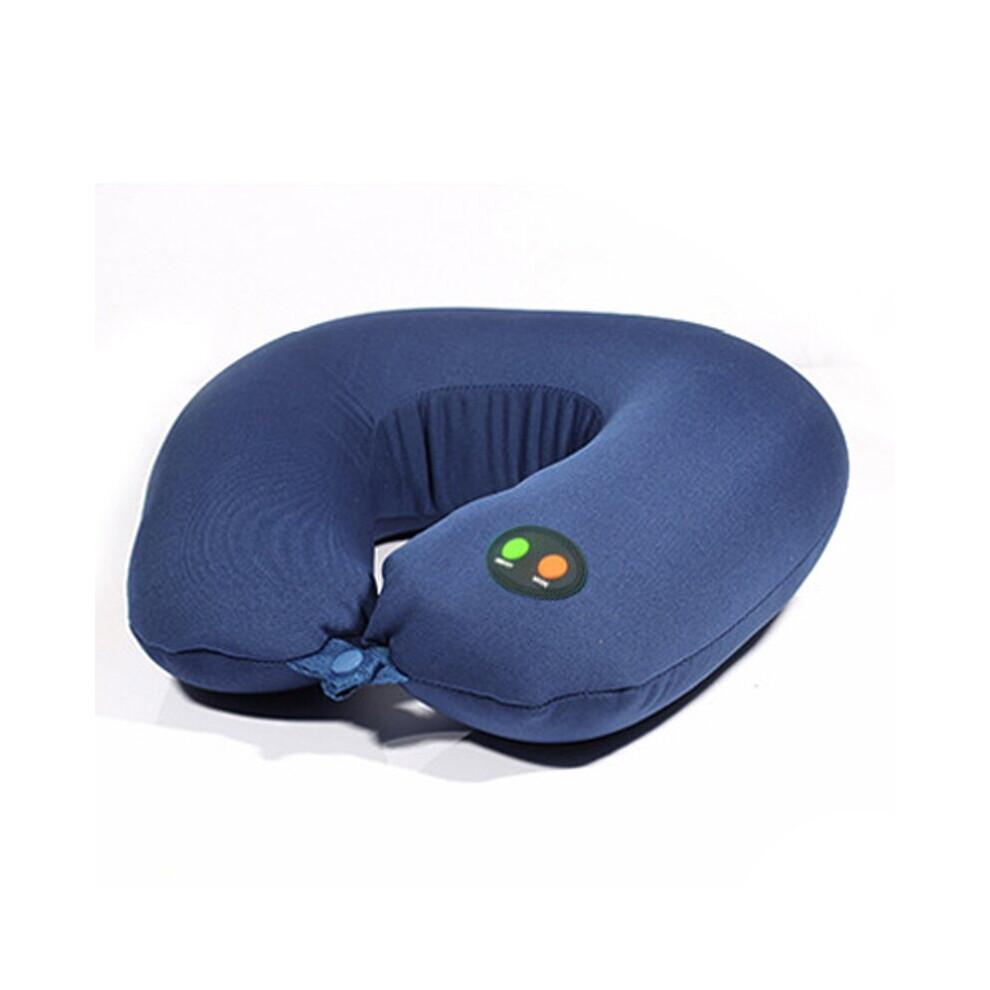 Dechoicelife Blue (A-2Key ) Neck Massager Electric Cervical Vertebra Cushion Instrument Device Health Care Massage Pillow