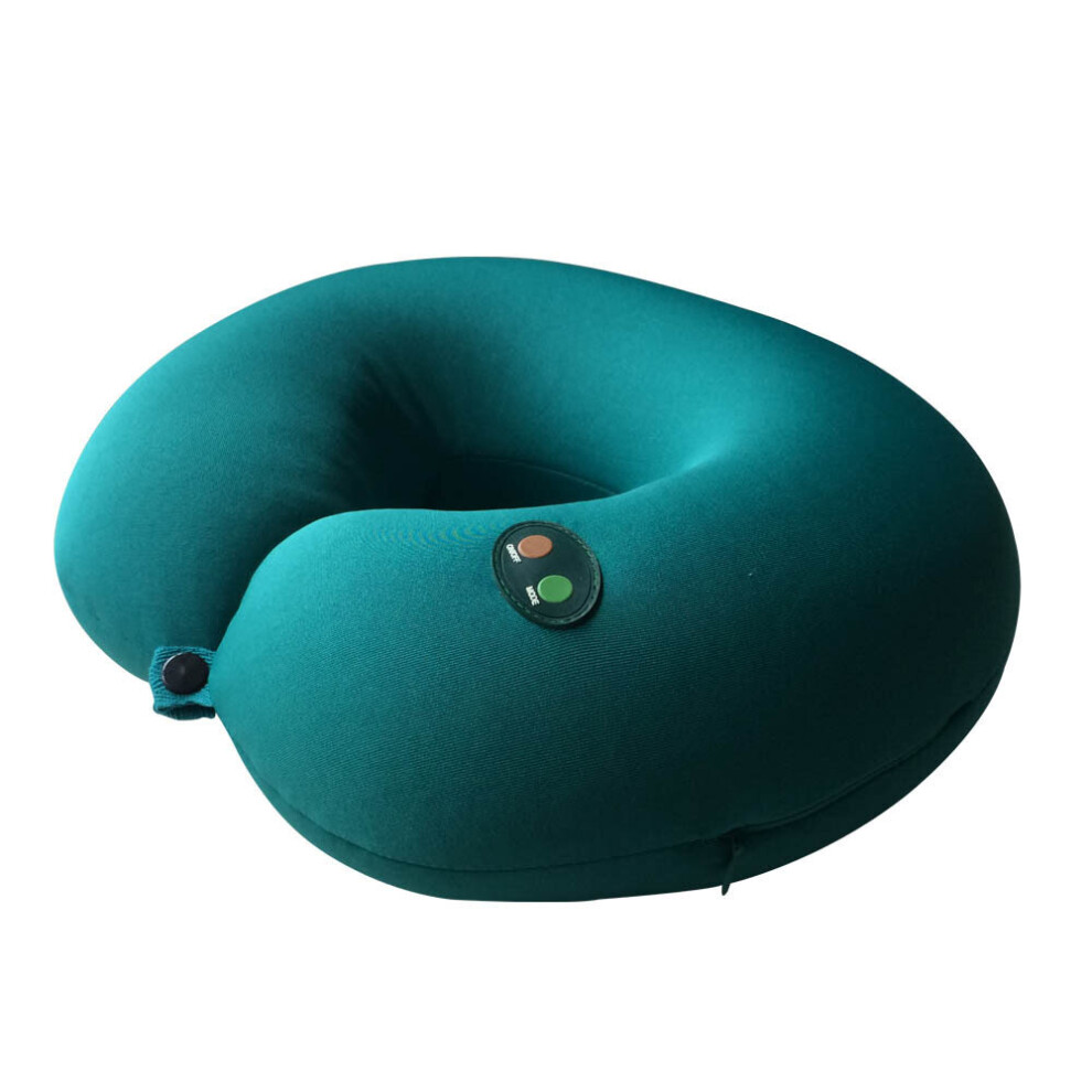 Dechoicelife Green (A-2Key ) Neck Massager Electric Cervical Vertebra Cushion Instrument Device Health Care Massage Pillow