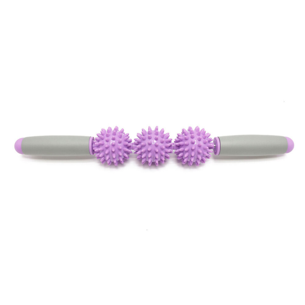 Dechoicelife (A-Purple) Anti Cellulite Massager Stick Anti-Cellulite Trigger Point Stick Body Foot Face Leg Slimming Massage Muscle Roller