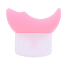 (a-Orange) Hot Silicone Eyeshadow Pad Easy Crease Line Kit With Eyeshadow Brush Makeup Crease Line Kit Women Makeup Eyeshadow Applicator