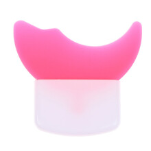 (a-Red) Hot Silicone Eyeshadow Pad Easy Crease Line Kit With Eyeshadow Brush Makeup Crease Line Kit Women Makeup Eyeshadow Applicator
