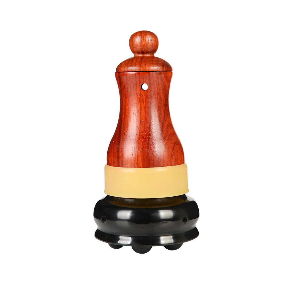 Dechoicelife (A-Red) Stone Needle Moxa Massage Jar Health Care Neck Gua Sha Tool Heated Meridian Dredge Moxibustion Massage Tool Scraping Relief