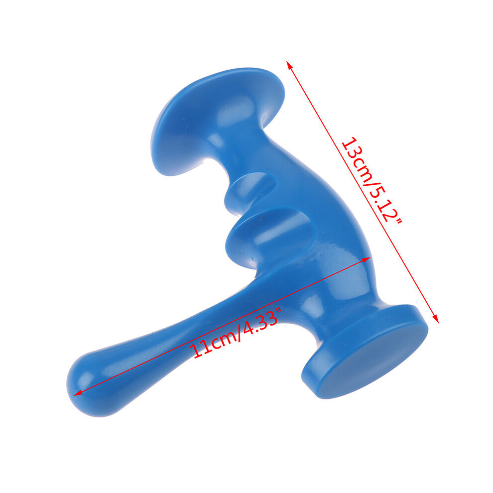 Dechoicelife Blue (A-) 1Pc Handheld Deep Tissue Trigger Point Reflexology Body Home Spa Self Massager For Blood Circulation Tool