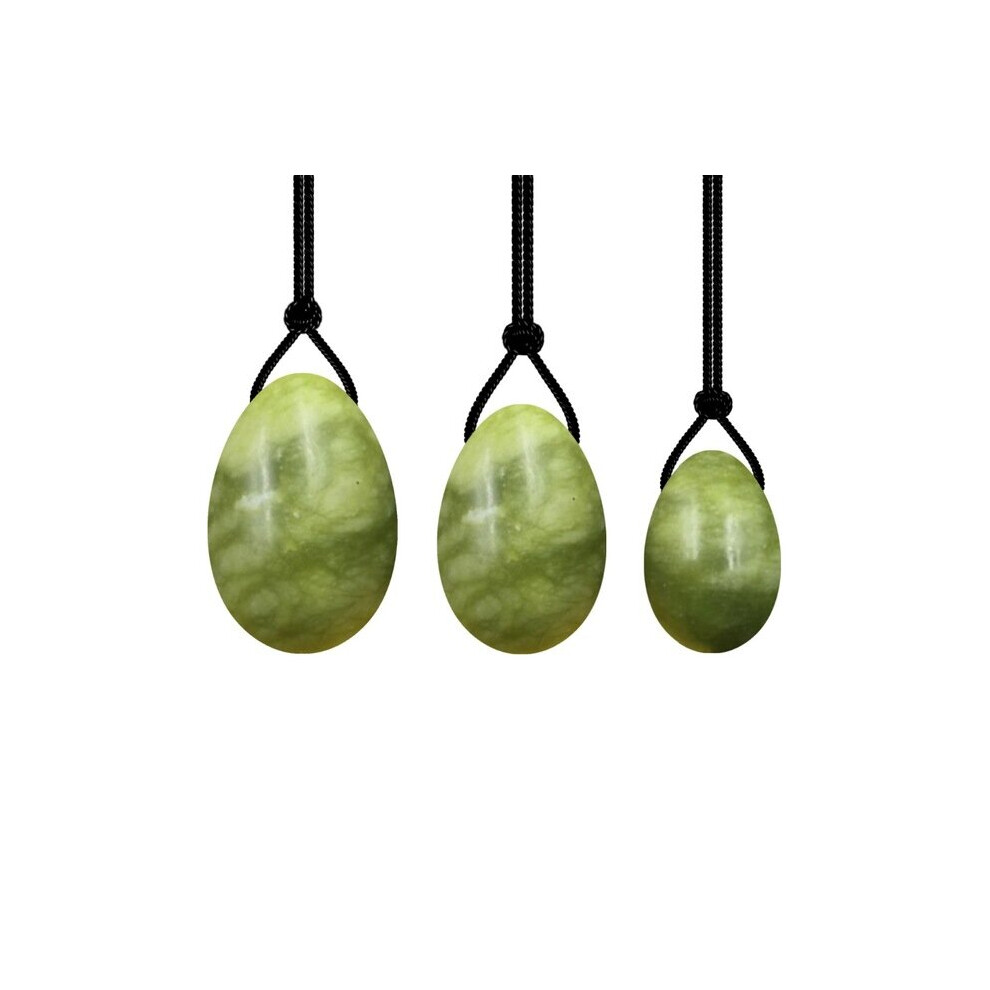 Dechoicelife (A-No.5) Natural Jade Roller Guasha Scraper Yoni Eggs Crystal Stone Facial Massage Jade Eggs Kegel Exerciser Massager Gouache Scraper Set