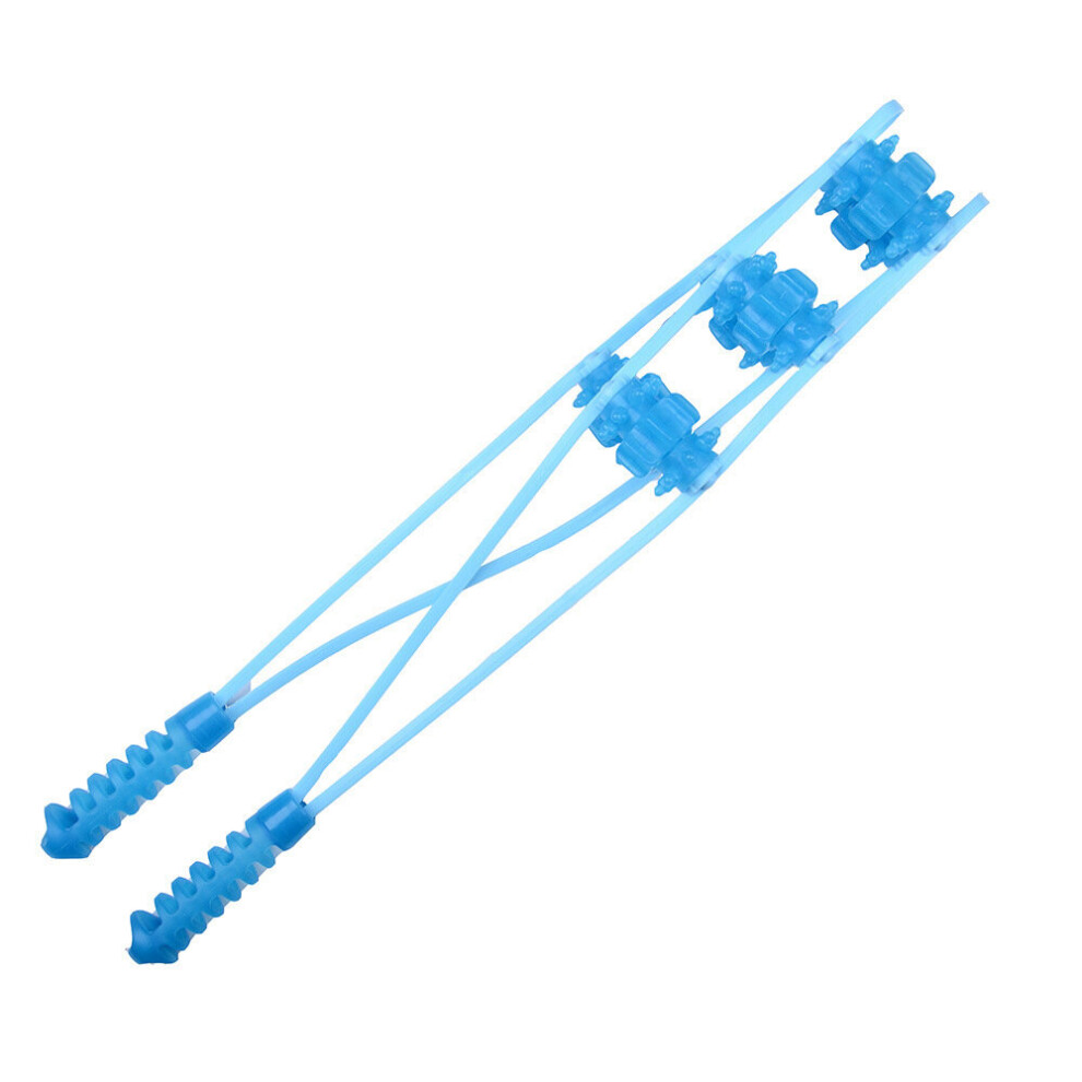 Dechoicelife (A-Blue) Neck Shoulder Back Muscle Massager Meridian Massage Tool Cellulite Foot Body Massager Fitness Physiotherapy Massage Roller