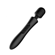 (a-B) Powerful Wand Massager 8 Speeds 20 Vibration Modes Rechargeable Cordless Massager for Therapeutic Muscle Aches Recovery