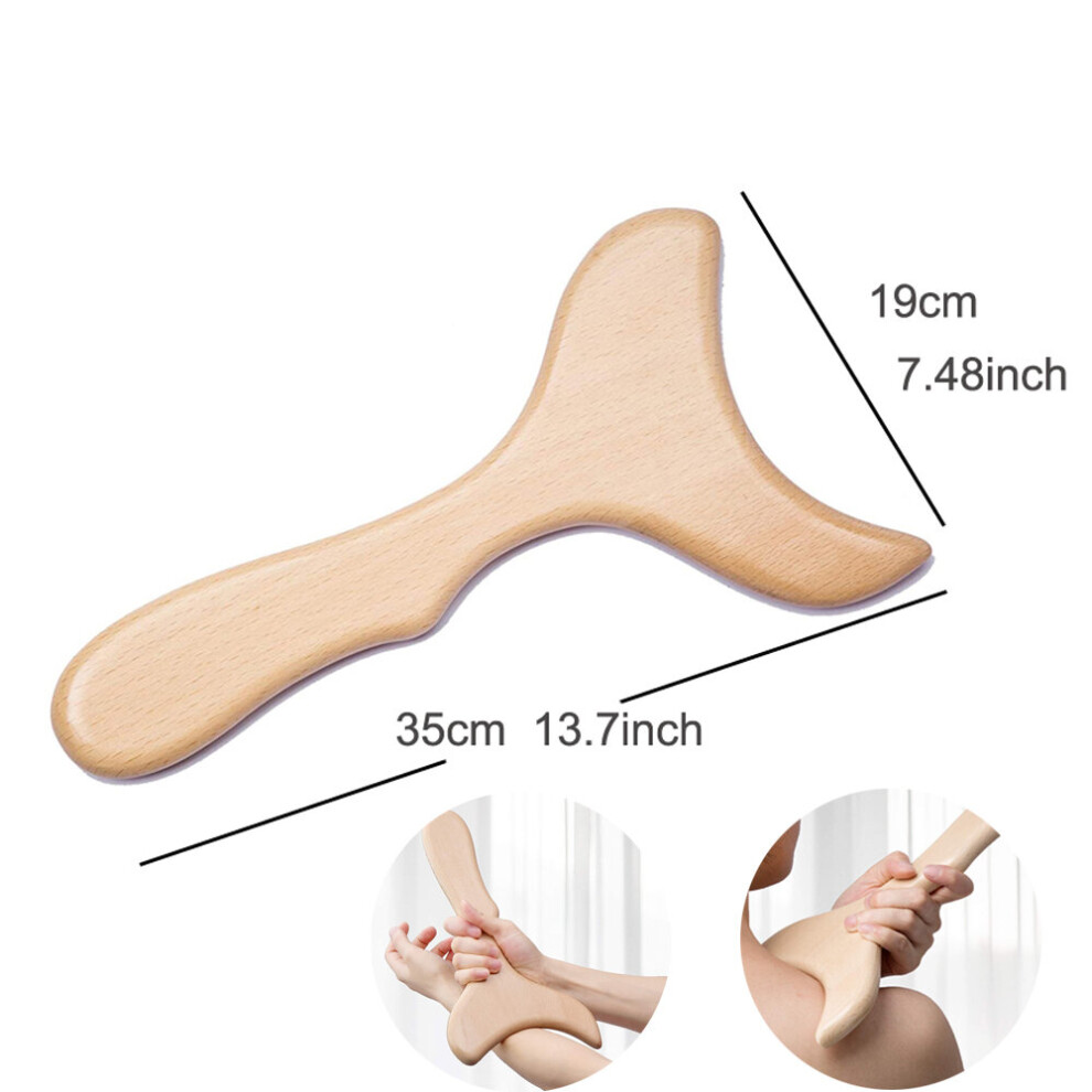 Dechoicelife (A-1) Wood Therapy Massage Tool Wooden Lymphatic Drainage Massager Body Sculpting Tool For Maderotherapy,Anti-Cellulite,Muscle Release