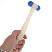 New Health Medical Neurological Buck Hammer Diagnostic Reflex Percussion Silicone Tip Massage Hammer Tool  Free