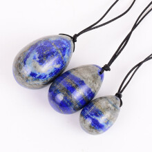 (a-only 3 pcs) Kegel Exercise Tools 3 pcs /Set Natural Lapis Lazuli Yoni Egg Crystal Quartz Massage Ball Pelvic Floor Muscle Vagina Health Care