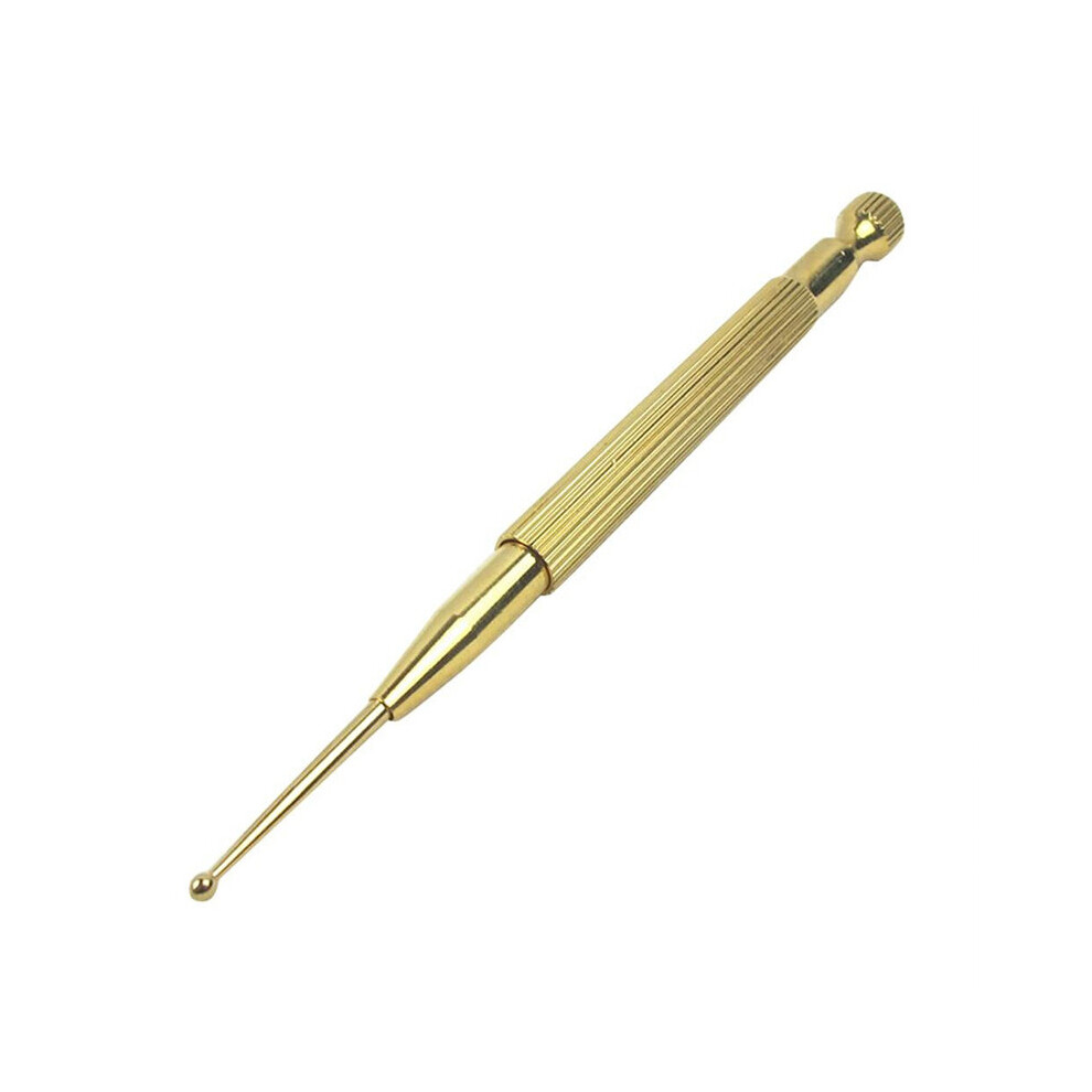 Dechoicelife (A-Pen1) Copper Face Eye Ear Massage Pen Acupuncture Probe Reflexology Face Point Guasha Massage Pain Relief Acupoint Detecting Stick