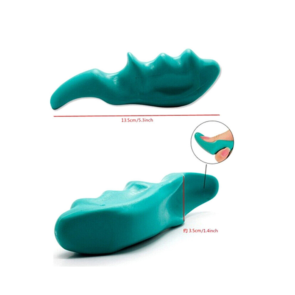 Dechoicelife Green (A-Army ) 1Pc Handheld Deep Tissue Trigger Point Reflexology Body Home Spa Self Massager Tool For Blood Circulation