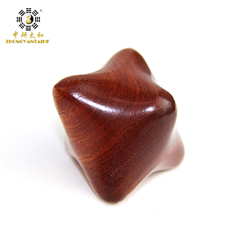 Dechoicelife 2 Pieces Hand Massager Fragrant Wood Reflexology Massager Therapy Meridians Ball Active Scraping