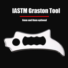 (a-8mm) Thickness 6mm 8mm IASTM Graston Therapy Tool Muscle Physiotherapy Fascia Myofascial Release Spatula Contour Scraper Chiropractic