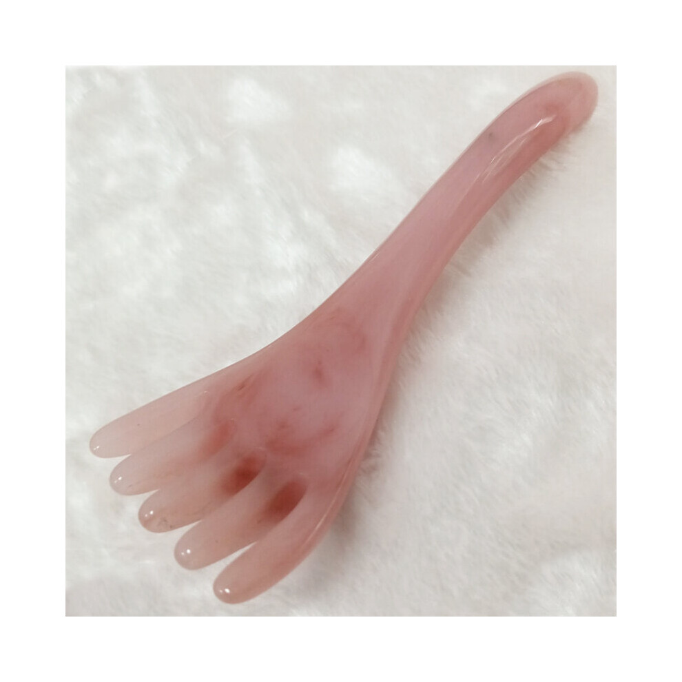Dechoicelife Light/Pink (A- Pink) Head Massager Scalp Gua Sha For Body Neck Leg Massage Five-Claw Head Scraping Stick Massage Scraping Claw Massage Visage