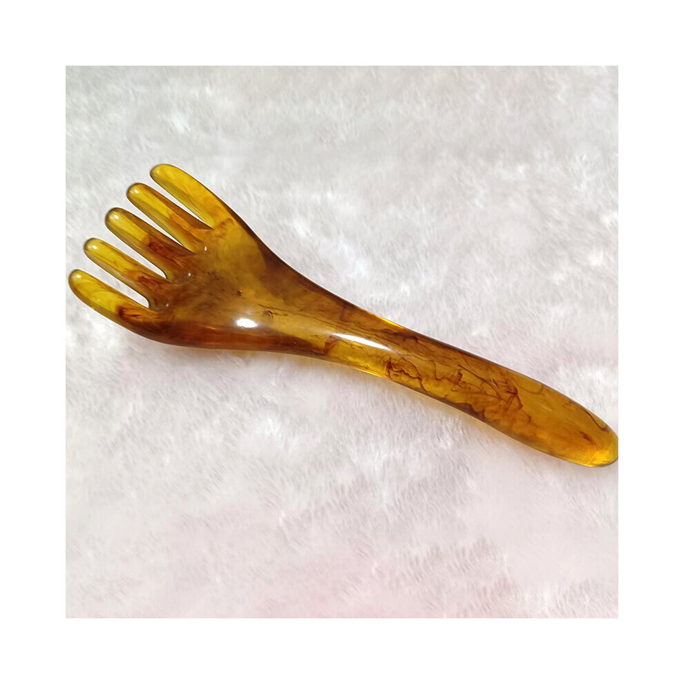 Dechoicelife (A-Coffee) Head Massager Scalp Gua Sha For Body Neck Leg Massage Five-Claw Head Scraping Stick Massage Scraping Claw Massage Visage