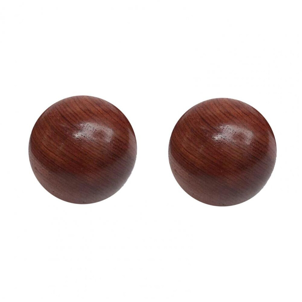 Dechoicelife (A-5Cm) 1 Pair Fitness Handball Smooth Surface Finger Exercise Wood Chinese Health Hand Wrist Meditation Balls For Elders