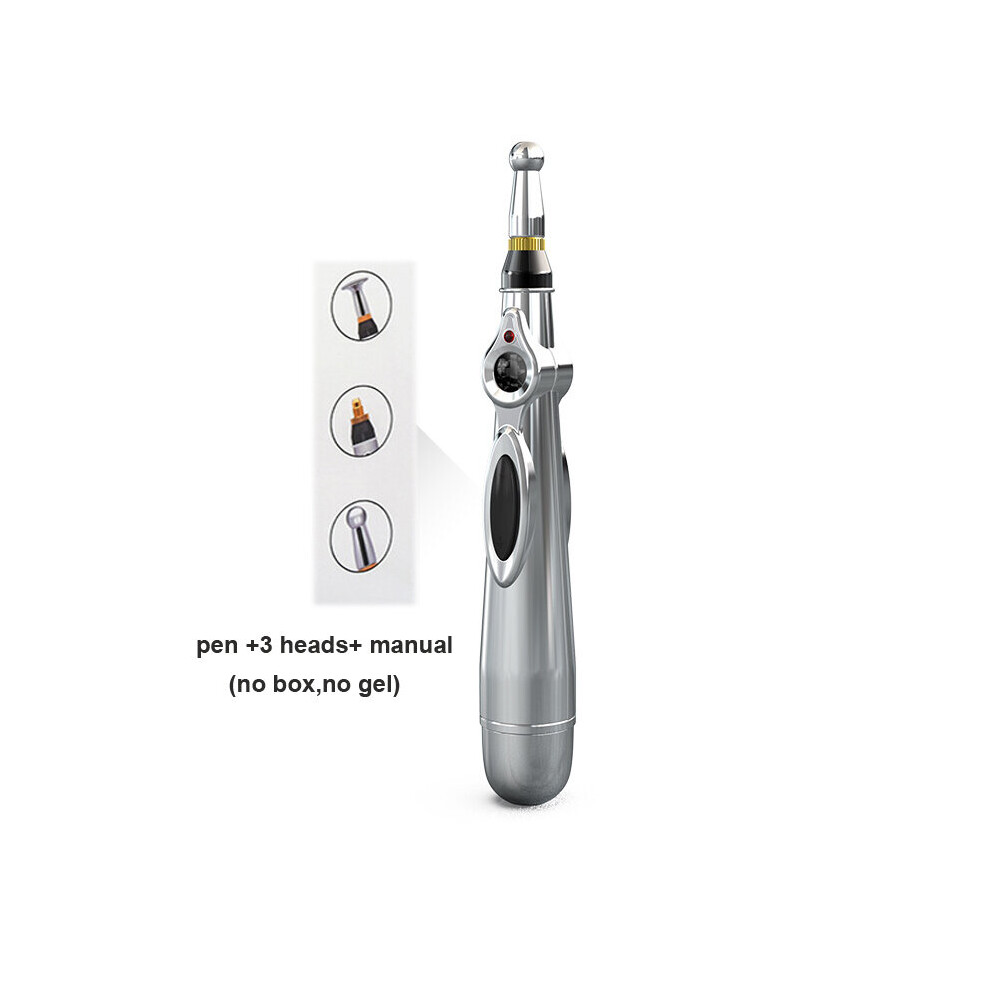 Dechoicelife (A-No Box No Cream) Electronic Acupuncture Pen Electric Meridians Laser Therapy Heal Massage Meridian Electric Pulse Relief Pain Tools