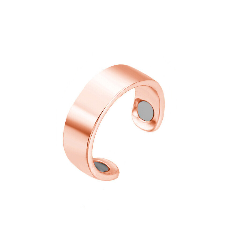 Dechoicelife (A-Rose Gold) Acupressure Anti Snore Ring Magnetic Therapy Snore Stopper Acupressure Treatment Snoring Device Against Snoring Finger Ring