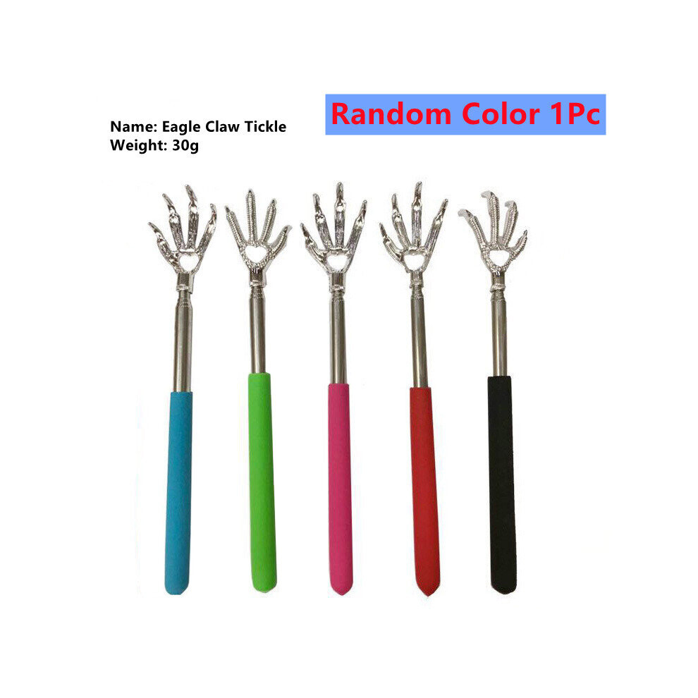 Dechoicelife (A-Eagle Claw 1Pc) Back Massager Ghost Claw Stainless Steel Back Scratcher Massager Kit Scraper Extendable Telescoping Itch Health Products