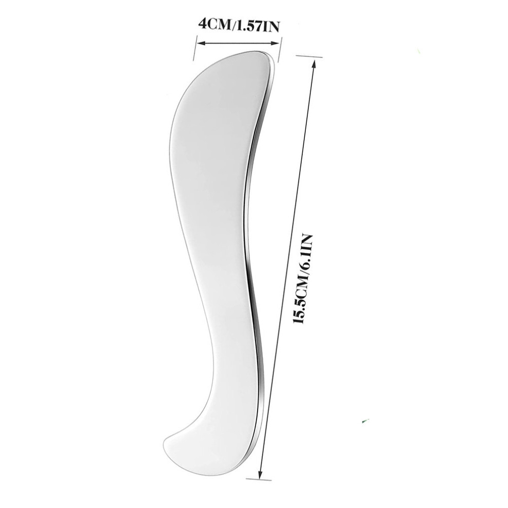 Dechoicelife (A-1) Stainless Steel Gua Sha Scraping Massage Tool Muscel Scraper, Iastm Tools, Great Soft Tissue Mobilization Tool
