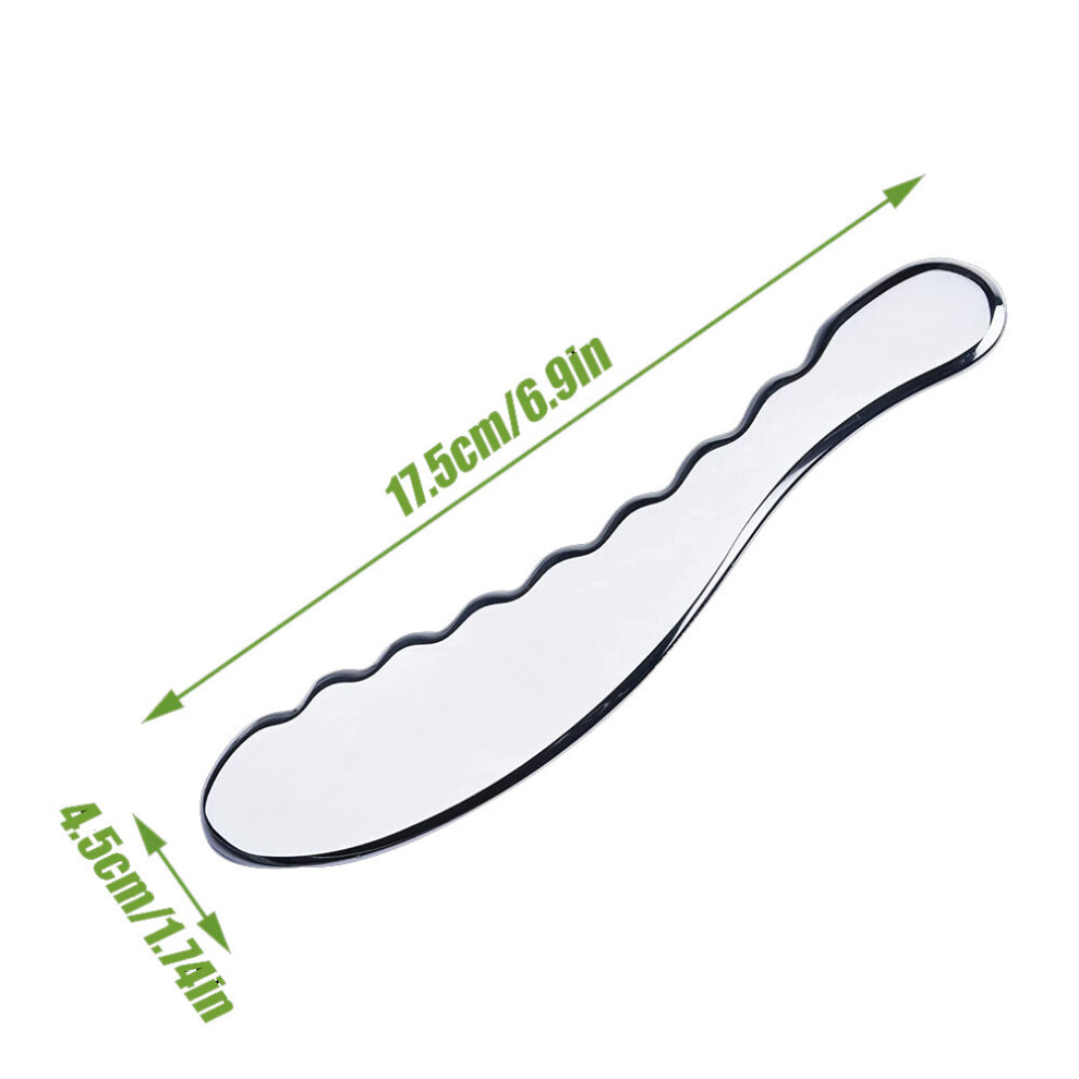 Dechoicelife (A-3) Stainless Steel Gua Sha Scraping Massage Tool Muscel Scraper, Iastm Tools, Great Soft Tissue Mobilization Tool