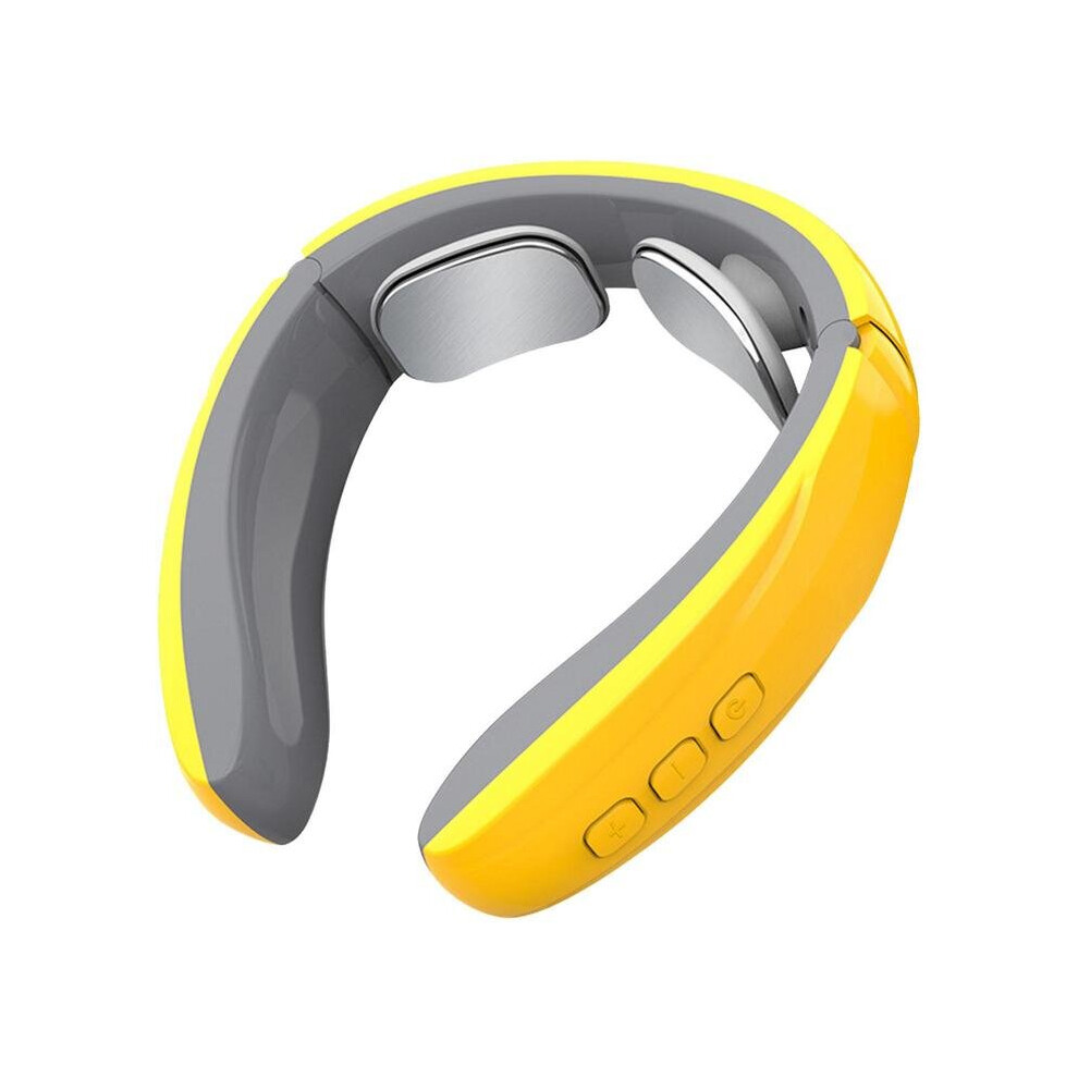 Dechoicelife Ems Neck Massager Portable Ems Neck Massager With U-Shaped Design, Six Massage Modes, And Six Intensities For Pain Relief
