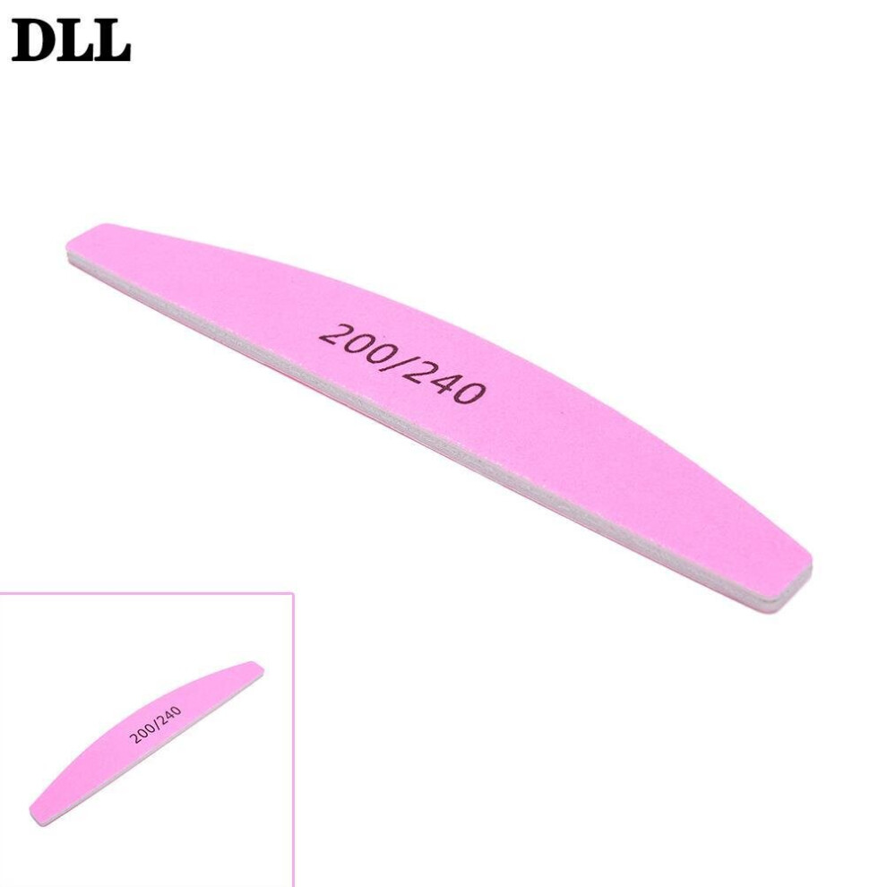 Sanding File Nail Art File Buffer Smooth Buff Shiner Sanding File Block Sponge Grit 200/240 Manicure Shape Shining Buffing Tool