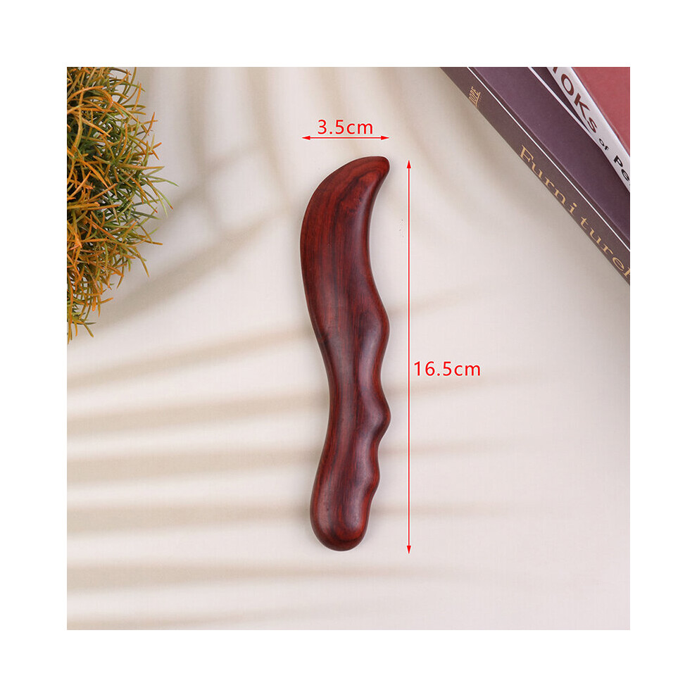 Dechoicelife (A-Type 3) Beech Wood Guasha Board Massager Scraping Board Spa Back Massager Meridian Massage Masajeador Anticelulitico ???????? ??? ???