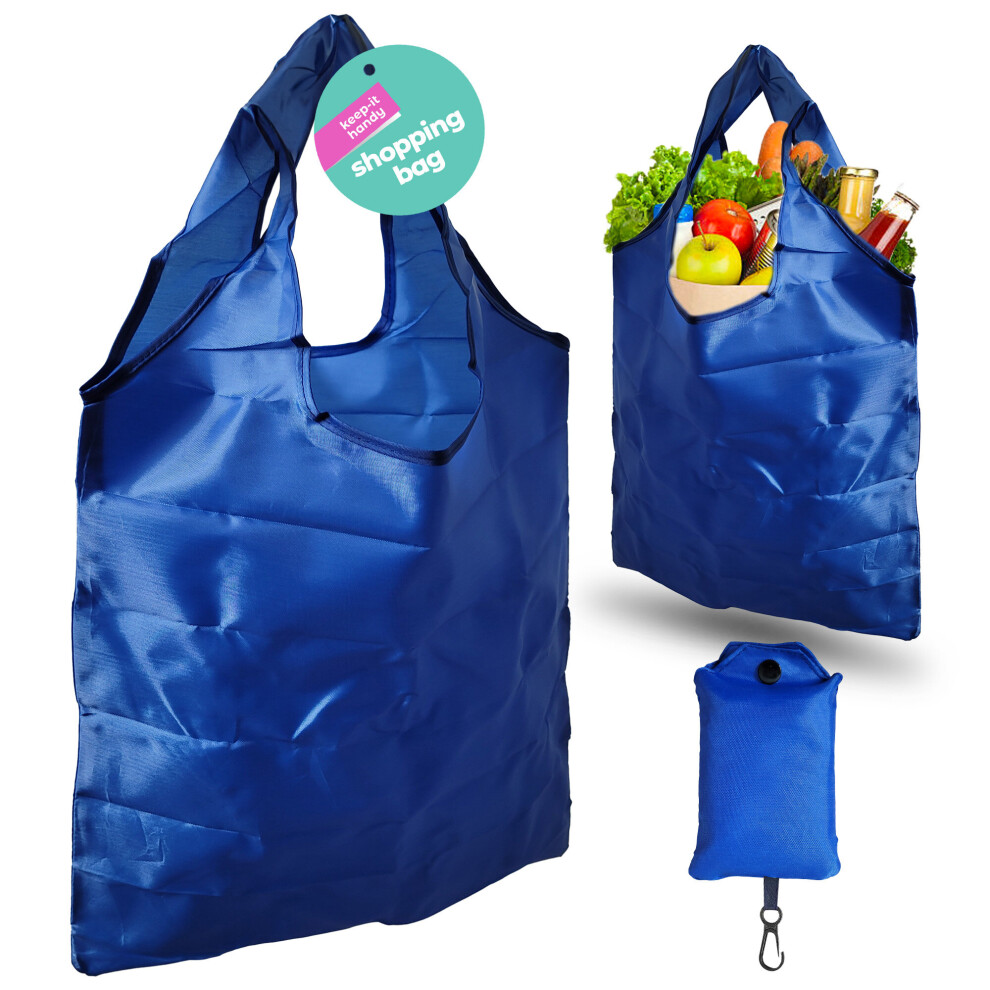 Reusable Shopping Bags Foldable in a Pouch | Foldaway Shopping Bags