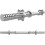 GYM MASTER Dumbbell Bar Pair 45cm Workout Weight Lifting Set Spinlock Collars 3