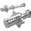 GYM MASTER Pair of Dumbbell Bars with Spinlock Collars 4