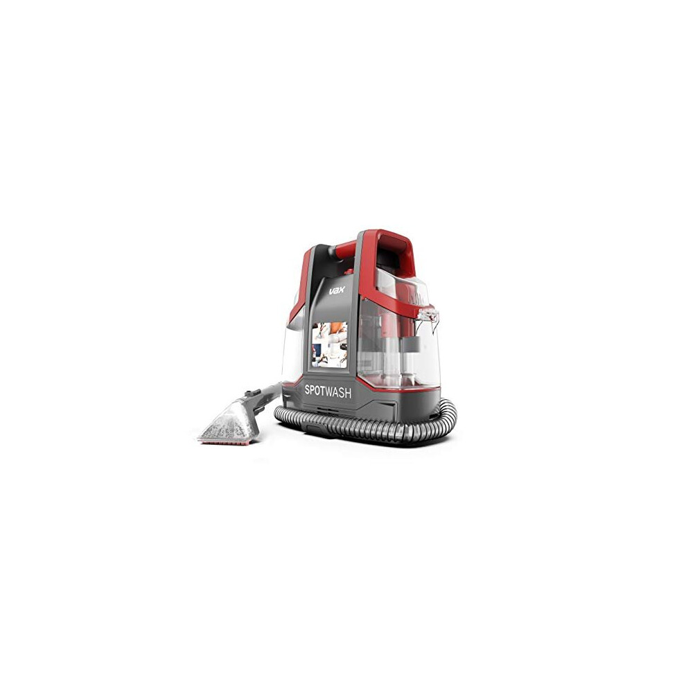 Vax SpotWash Spot Cleaner | Lifts Spills and Stains from Carpets, Stairs, Upholstery | Portable and Compact â CDCW-CSXS, 1.6L, Red